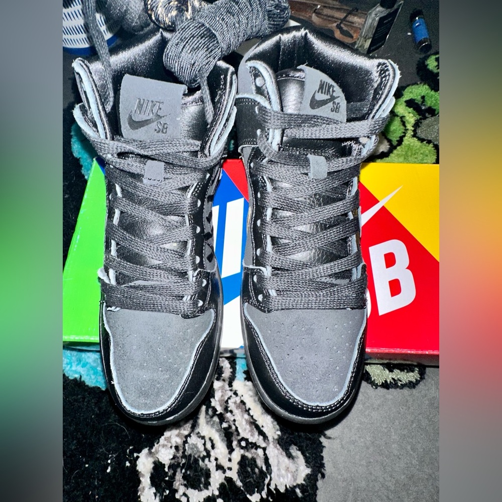 Nike SB Dunk High x FAUST Size 4 Deadstock With Box, Laces Attached